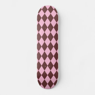 Skate Harlequin Brown e Pink