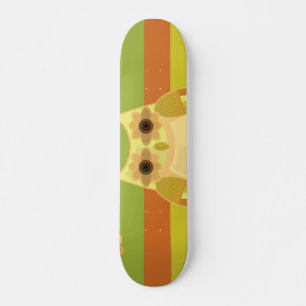 Skate Harvest Owl - Yellow