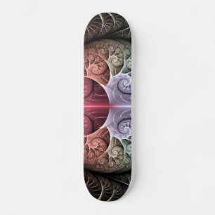 Skate Heartbeat, Abstrato Surreal Fantasy Arte Fractal