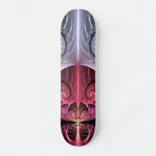 Skate Heartbeat, Abstrato Surreal Fantasy Fractal Art Sk