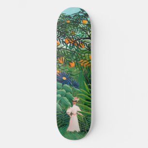 Skate Henri Rousseau - Mulher caminhando em uma Floresta