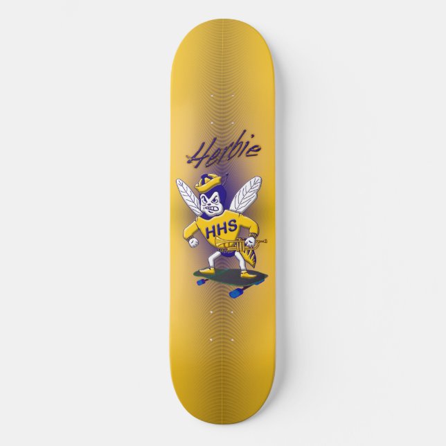 Skate Herbie Skateboards com seu trompete (Frente)