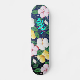 Skate Hibiscus Hawaiian Tropical Floral "Skate eka