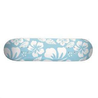 Skate Hibiscus Tropical Havaiana Azul-Claro