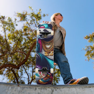 Skate Hip Hop Panda Futebol de Verão Esportes