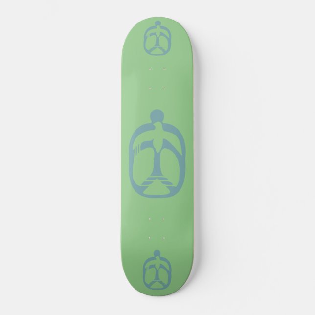 Skate HIPPIE ICON PEACE ver 2023 POR MASANSER (Frente)