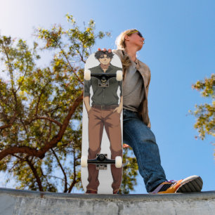 Skate Homem Anime Bonito