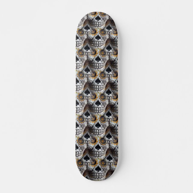 Skate Hora de Partir o Skulls Selvagens (Frente)