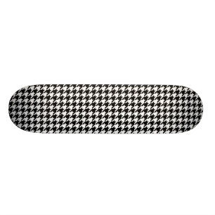 Skate Houndstooth preto e branco