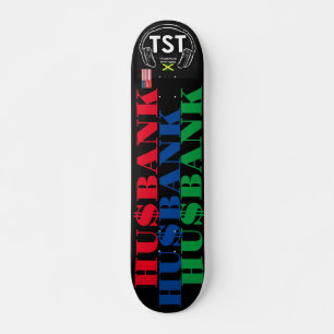Skate HU$BANCO OFICIAL JMT 7 Tabuleiro de 3/4"