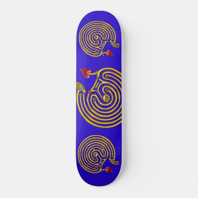 Skate HYPER LABYRINTH, azul (Frente)