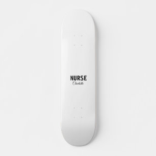 Skate I am nurse medical expert add your name text simpl