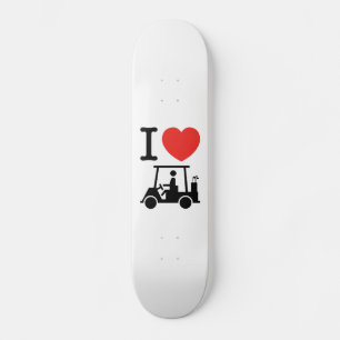Skate I Heart (Love) Golf Cart