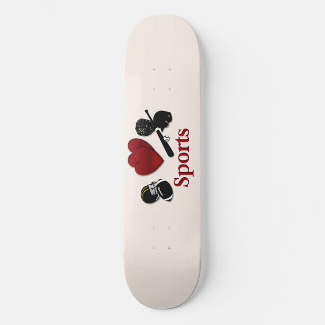 Skate I Heart Sports (Frente)