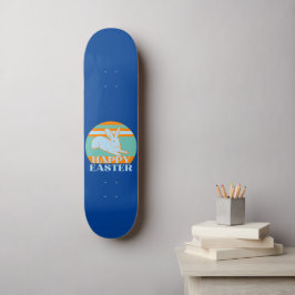 Skate ideia de presente de coelhinho de Páscoa engraçado