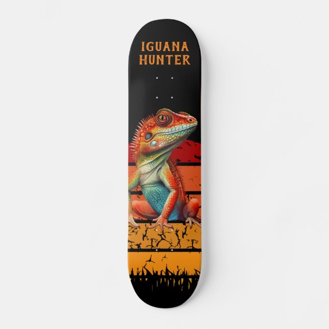 Skate Iguana Hunter - A Força Poderosa da Natureza (Frente)
