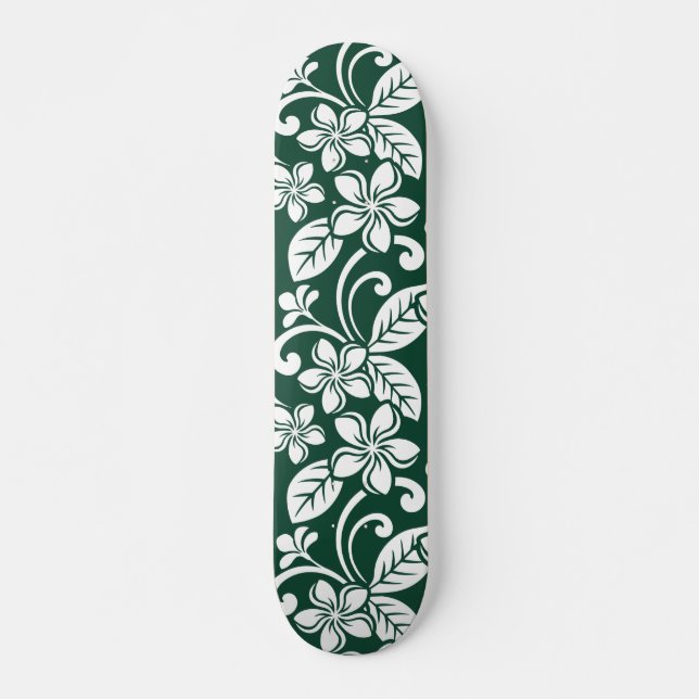 SKATE ILHA PLUMERIA (VERDE FLORESTAL) (Frente)