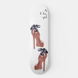 Skate Ilustração Chic