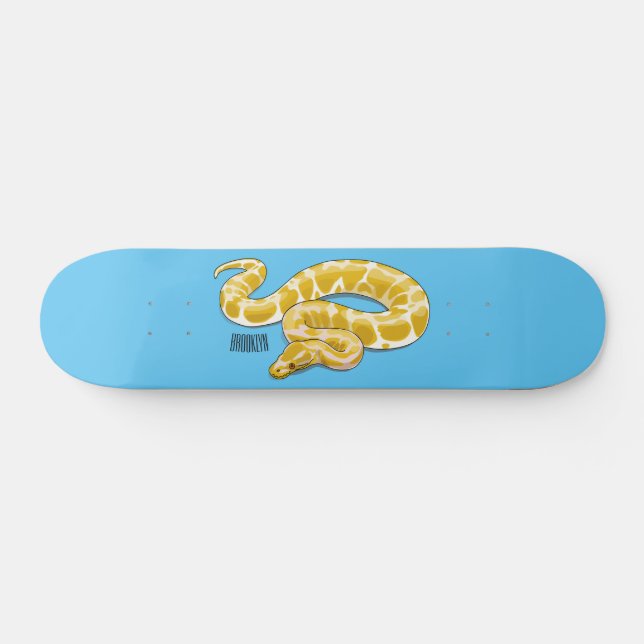 Skate Ilustração de cobra de pitão birmanês (Horz)
