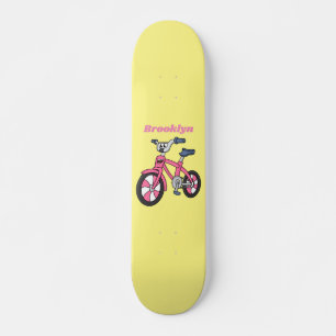 Skate Ilustração de desenho animado de bicicleta de cr