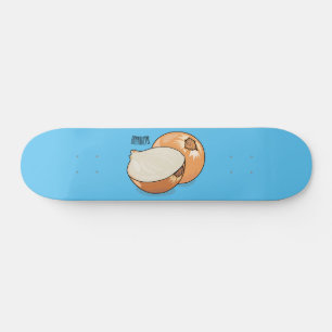 Skate Ilustração de desenho animado de cebola