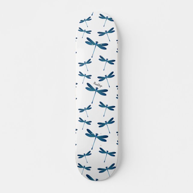 Skate Ilustração de desenho animado de Dragonfly (Frente)