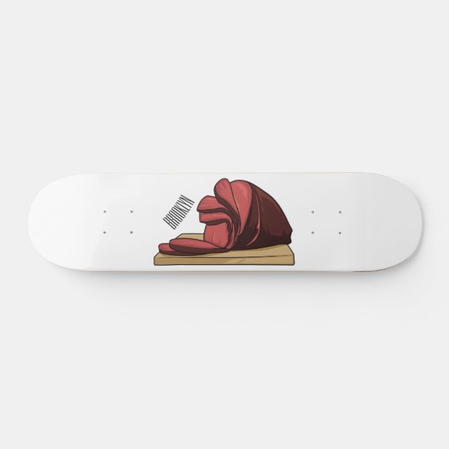 Skate Ilustração de desenho animado de Ham (Horz)