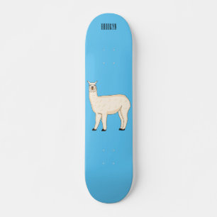 Skate Ilustração de desenho animado de Llama