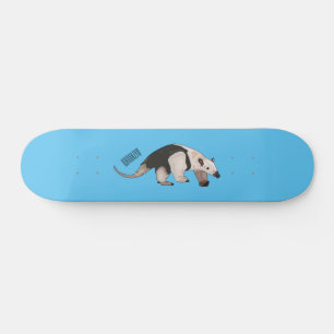 Skate Ilustração de desenho animado de Tamandua