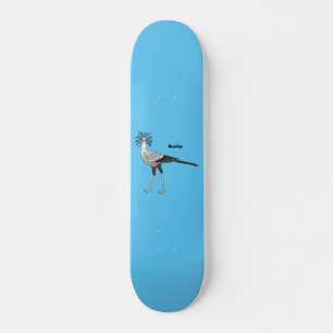 Skate Ilustração de desenho animado do Secretário Pássar