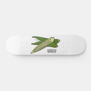Skate Ilustração de desenho de Okra