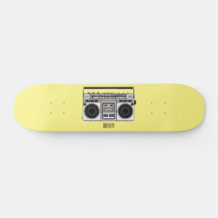 Skate Ilustração de desenho de rádio