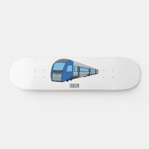 Skate Ilustração de desenho do comboio elétrico