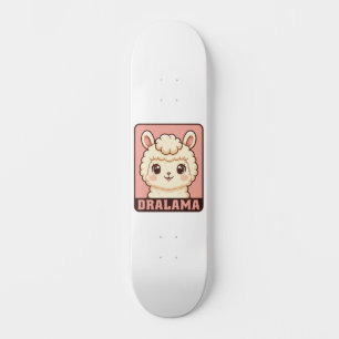 Skate Ilustração de lhama fofa design