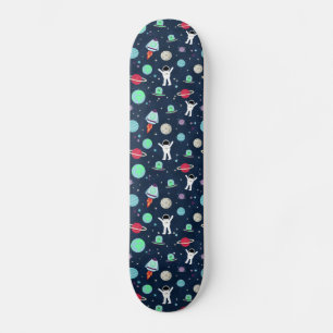 Skate ilustração de padrão espacial