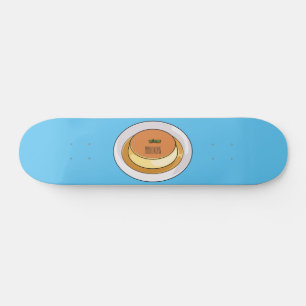 Skate ilustração do caramelo do creme