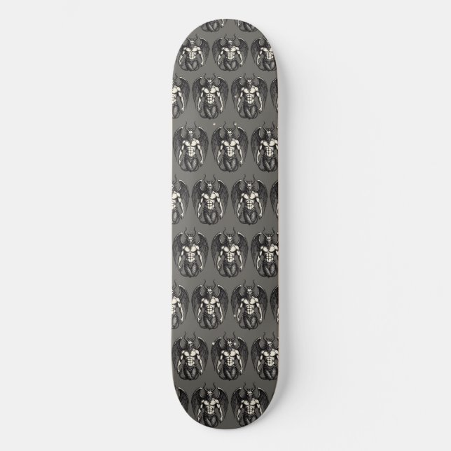 Skate Ilustração do Demônio Crocell da Maré Celestial (Frente)