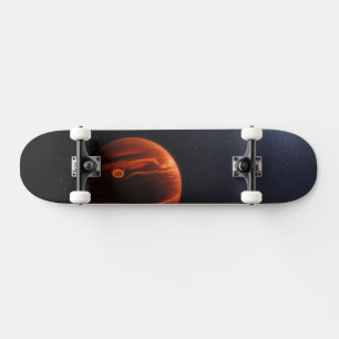 Skate Ilustração Do Exoplaneta Vhs 1256 B E Das Suas Est
