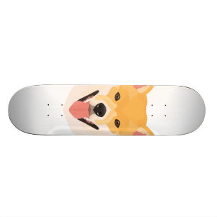 Skate Ilustração Shiba Inu