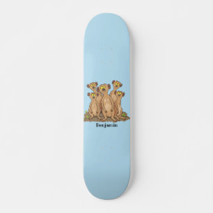 Skate Imagem animada da família Meerkat