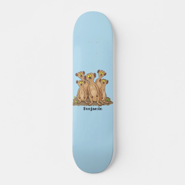 Skate Imagem animada da família Meerkat (Frente)