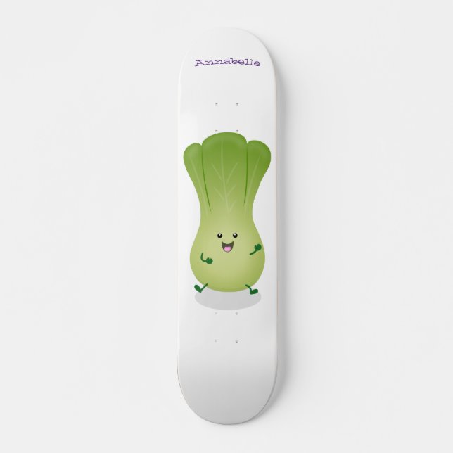 Skate Imagem de desenho animado bonito de "baby bok choy (Frente)