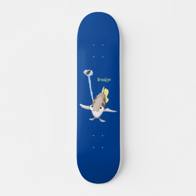 Skate Imagem de desenho animado de Arquerfish em Cute (Frente)