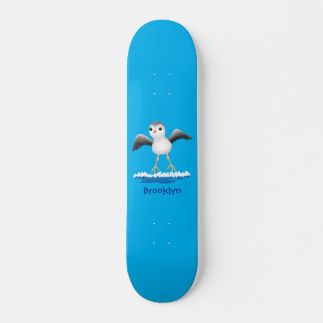 Skate Imagem de desenho animado de lixívia para bebês (Frente)