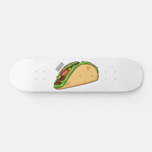 Skate Imagem de desenho animado do Taco