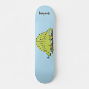 Skate Imagem de desenho animado verde-claro