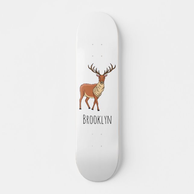 Skate Imagem de desenho de Reindeer (Frente)