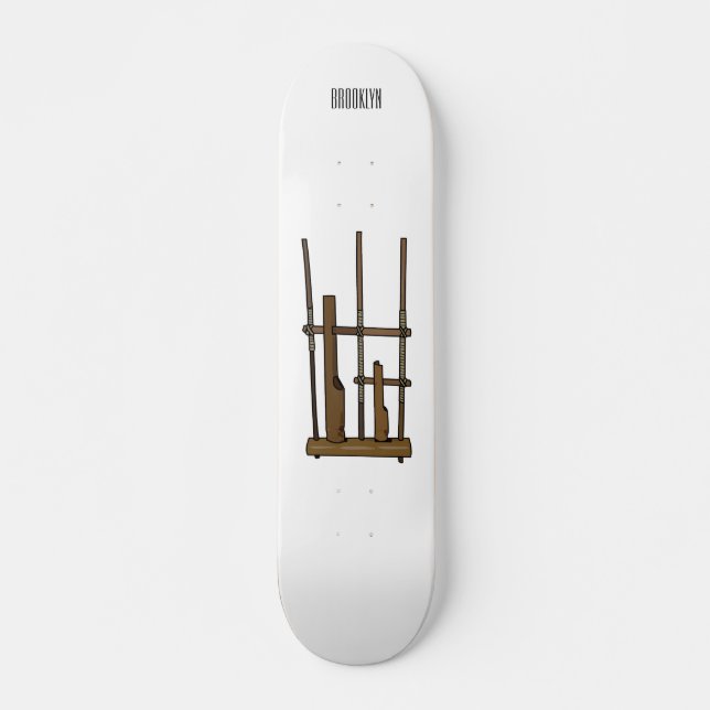 Skate Imagem de desenhos angklung (Frente)