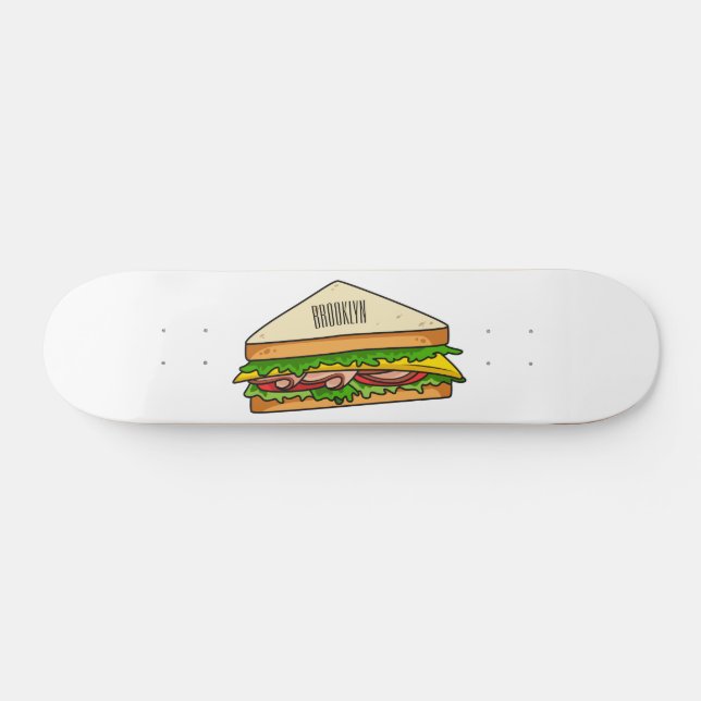 Skate Imagem de desenhos em Sandwich (Horz)
