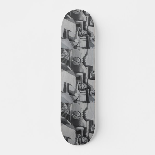 Skate Imagem Industrial abstrato (Frente)